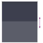 vidaXL Zatemňovacia roleta námornícka modrá 125x130 cm, šírka látky 121,6 cm, polyester – Obrázok 5