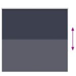 vidaXL Zatemňovacia roleta námornícka modrá 145x130 cm šírka látky 141,6 cm polyester – Obrázok 5