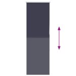 vidaXL Zatemňovacia roleta námornícka modrá 40x175 cm šírka látky 35,7 cm polyester – Obrázok 5