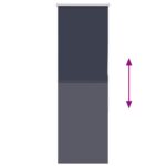 vidaXL Zatemňovacia roleta námornícka modrá 50x175 cm šírka látky 45,7 cm polyester – Obrázok 5