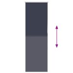 vidaXL Zatemňovacia roleta námornícka modrá 60x175 cm šírka látky 55,7 cm polyester – Obrázok 5