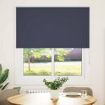 vidaXL Zatemňovacia roleta námornícka modrá 130x175 cm šírka látky 126,6 cm polyester – Obrázok 2