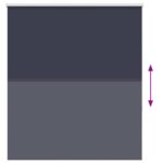 vidaXL Zatemňovacia roleta námornícka modrá 130x175 cm šírka látky 126,6 cm polyester – Obrázok 5