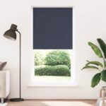 vidaXL Zatemňovacia roleta námornícka modrá 105x210 cm, šírka látky 100,7 cm, polyester – Obrázok 2