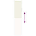 vidaXL Zatemňovacia roleta, sivobiela 50x230 cm, šírka látky 45,7 cm, polyester – Obrázok 9