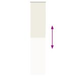 vidaXL Zatemňovacia roleta, sivobiela, 60x230 cm, šírka látky 55,7 cm, polyester – Obrázok 9