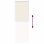 vidaXL Zatemňovacia roleta, sivobiela, 65x230 cm, šírka látky 60,7 cm, polyester – Obrázok 9