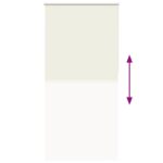 vidaXL Zatemňovacia roleta, sivobiela, 95x230 cm, šírka látky 90,7 cm, polyester – Obrázok 5