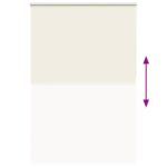 vidaXL Zatemňovacia roleta, sivobiela 150x230 cm, šírka látky 146,6 cm, polyester – Obrázok 5