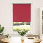 vidaXL Zatemňovacia roleta červená 80x130 cm šírka látky 75,7 cm polyester