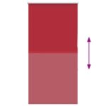 vidaXL Zatemňovacia roleta červená 80x130 cm šírka látky 75,7 cm polyester – Obrázok 5