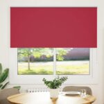 vidaXL Zatemňovacia roleta červená 150x130 cm, šírka látky 146,6 cm, polyester