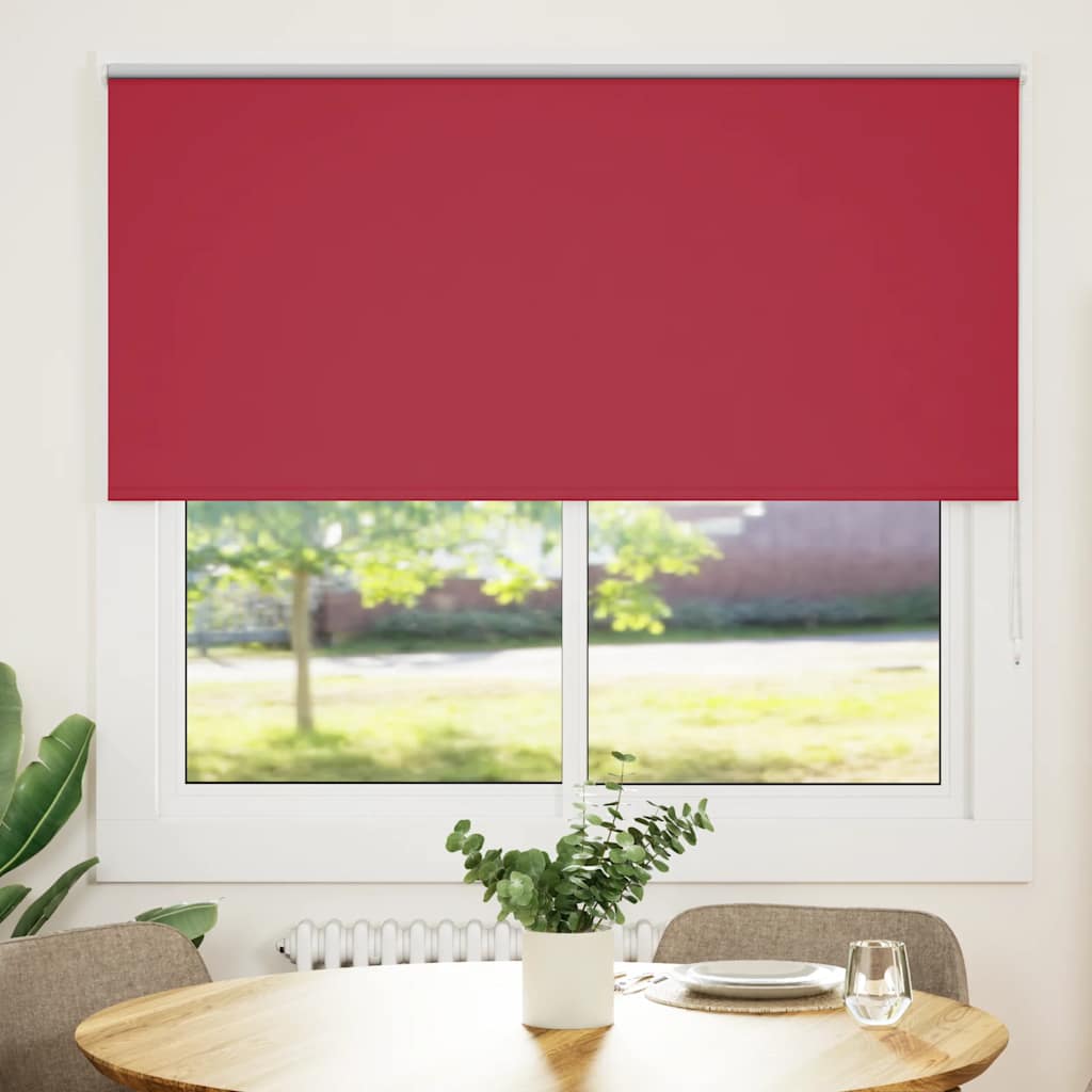 4011815_1.jpg vidaXL Zatemňovacia roleta červená 155x175 cm Šírka látky 151,6 cm Polyester – Obrázok 1