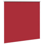 vidaXL Zatemňovacia roleta červená 155x175 cm Šírka látky 151,6 cm Polyester – Obrázok 3