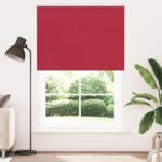 vidaXL Zatemňovacia roleta červená 145x230 cm Šírka látky 141,6 cm Polyester
