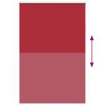 vidaXL Zatemňovacia roleta červená 145x230 cm Šírka látky 141,6 cm Polyester – Obrázok 5