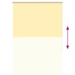 vidaXL Zatemňovacia roleta žltá 100x175 cm šírka látky 95,7 cm polyester – Obrázok 9