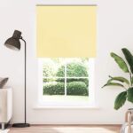 vidaXL Zatemňovacia roleta žltá 135x210 cm šírka látky 131,6 cm polyester – Obrázok 2