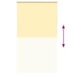 vidaXL Zatemňovacia roleta žltá 135x210 cm šírka látky 131,6 cm polyester – Obrázok 9