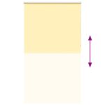 vidaXL Zatemňovacia roleta žltá 135x230 cm šírka látky 131,6 cm polyester – Obrázok 9