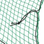 vidaXL Sieť na príves s elastickým lanom zelená 2,1 x 1,25 m PP – Obrázok 3