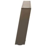 vidaXL Nohy konferenčného stolíka v tvare U, 2 ks, prírodná oceľ, 70 x (30-31) cm, oceľ – Obrázok 6