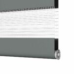 vidaXL Zebrová roleta tmavosivá 45x230 cm šírka látky 40,9 cm polyester – Obrázok 12