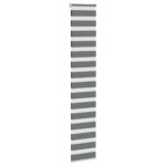 vidaXL Zebrová roleta tmavosivá 45x230 cm šírka látky 40,9 cm polyester – Obrázok 3