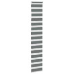 vidaXL Zebrová roleta tmavosivá 45x230 cm šírka látky 40,9 cm polyester – Obrázok 4