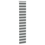 vidaXL Zebrová roleta tmavosivá 50x230 cm šírka látky 45,9 cm polyester – Obrázok 3