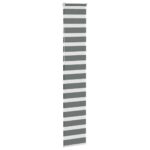 vidaXL Zebrová roleta tmavosivá 50x230 cm šírka látky 45,9 cm polyester – Obrázok 4