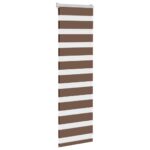 vidaXL Zebra roleta hnedá 40x100 cm šírka látky 35,9 cm polyester