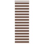 vidaXL Zebra roleta hnedá 75x200 cm šírka látky 70,9 cm polyester