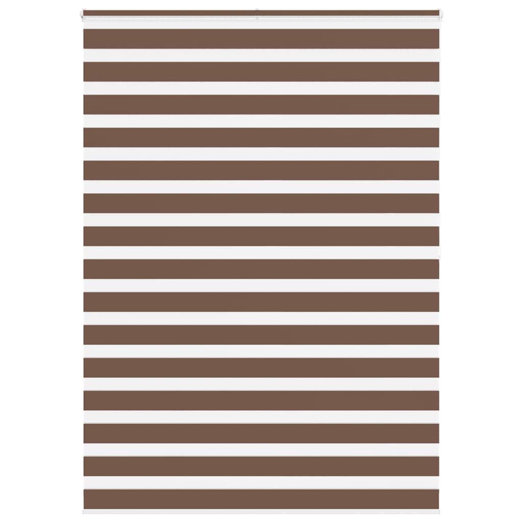 4014376_1.jpg vidaXL Zebra roleta hnedá 155x200 cm šírka látky 150,9 cm polyester – Obrázok 1