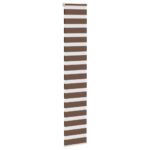 vidaXL Zebra roleta hnedá 50x230 cm šírka látky 45,9 cm polyester – Obrázok 3