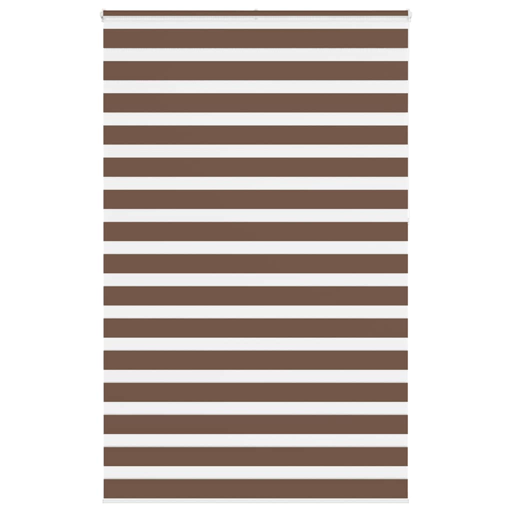 4014399_1.jpg vidaXL Zebra roleta hnedá 140x230 cm šírka látky 135,9 cm polyester – Obrázok 1