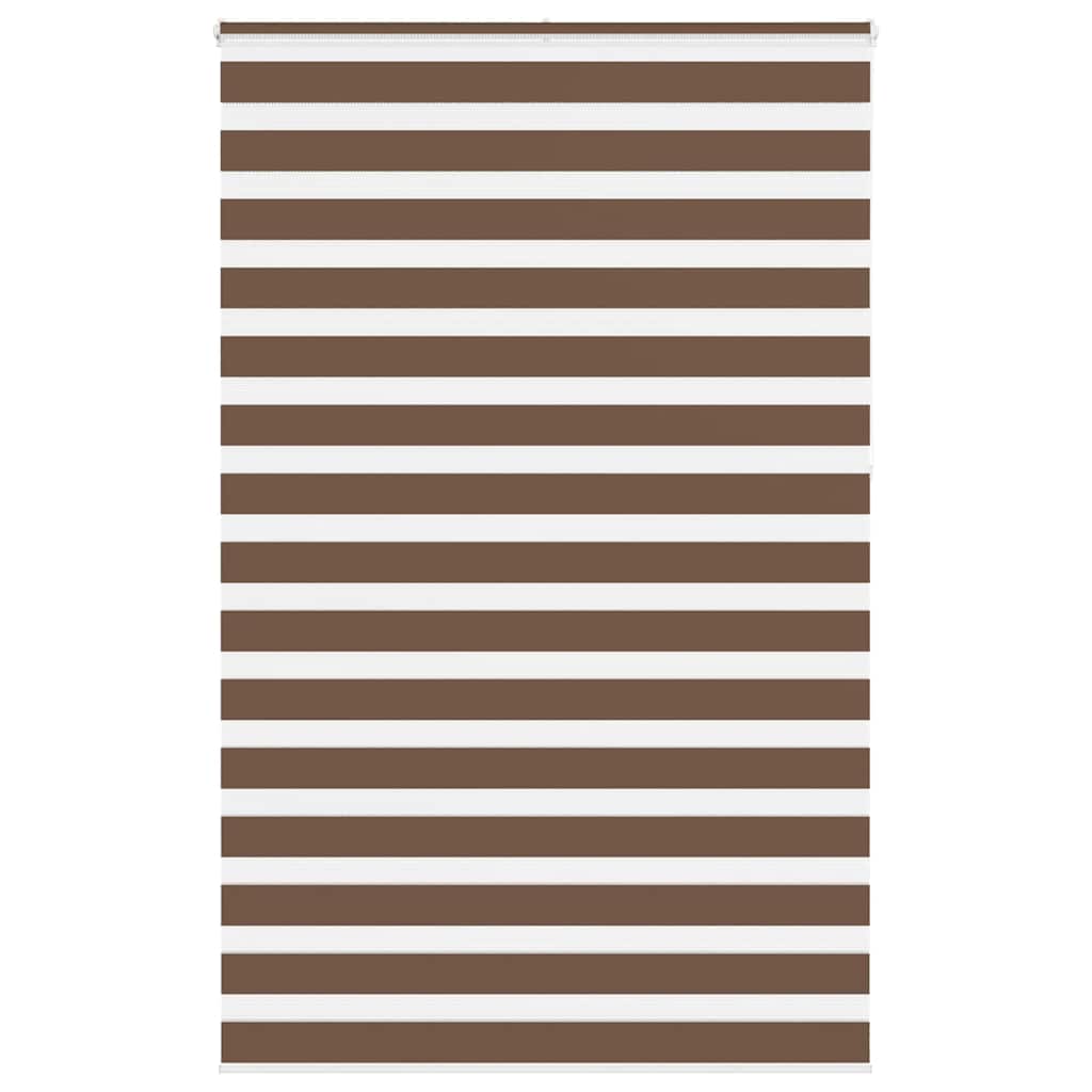 4014401_1.jpg vidaXL Zebra roleta hnedá 150x230 cm šírka látky 145,9 cm polyester – Obrázok 1