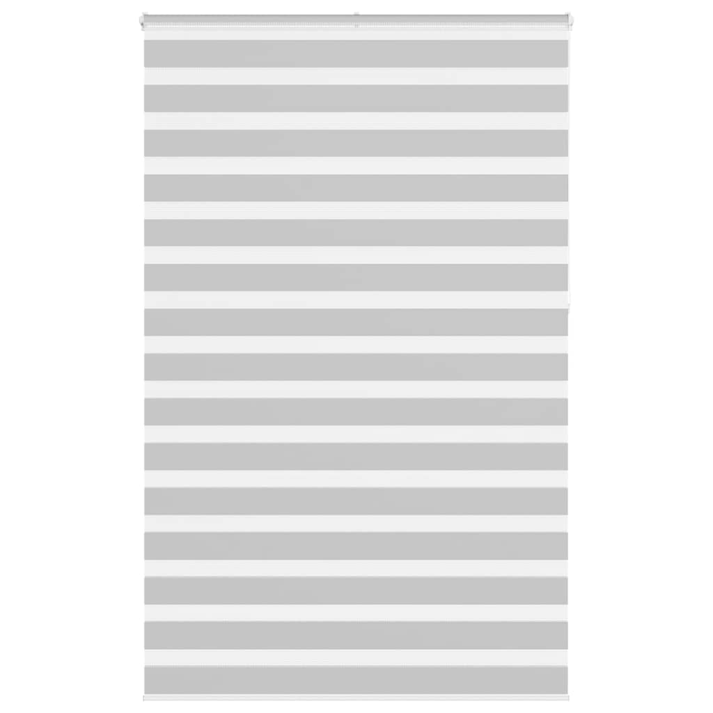 4014504_1.jpg vidaXL Zebrová roleta svetlosivá 145x230 cm šírka látky 140,9 cm polyester – Obrázok 1