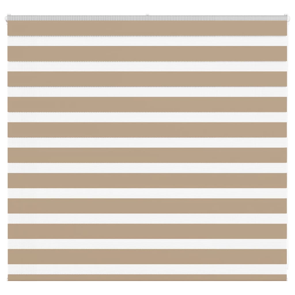 4014534_1.jpg vidaXL Zebrová roleta pieskovo hnedá 165x100 cm šírka látky 160,9 cm polyester – Obrázok 1