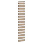 vidaXL Zebrová roleta pieskovo hnedá 40x230 cm šírka látky 35,9 cm polyester – Obrázok 3