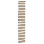vidaXL Zebrová roleta pieskovo hnedá 50x230 cm šírka látky 45,9 cm polyester – Obrázok 4