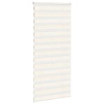 vidaXL Zebra roleta mramorová béžová 115x200 cm šírka látky 110,9 cm polyester – Obrázok 3
