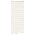 vidaXL Zebra roleta mramorová béžová 115x200 cm šírka látky 110,9 cm polyester – Obrázok 4