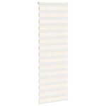 vidaXL Zebra roleta mramorová béžová 75x230 cm šírka látky 70,9 cm polyester – Obrázok 3