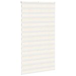 vidaXL Zebra roleta mramorová béžová 130x230 cm šírka látky 125,9 cm polyester – Obrázok 3