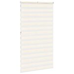 vidaXL Zebra roleta mramorová béžová 130x230 cm šírka látky 125,9 cm polyester – Obrázok 4