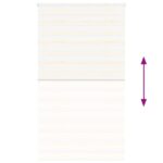 vidaXL Zebra roleta mramorová béžová 130x230 cm šírka látky 125,9 cm polyester – Obrázok 5