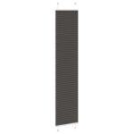 vidaXL Plisovaná roleta čierna 45x200 cm šírka látky 44,4 cm polyester – Obrázok 3