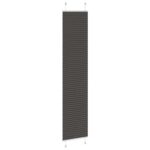 vidaXL Plisovaná roleta čierna 45x200 cm šírka látky 44,4 cm polyester – Obrázok 4