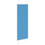 vidaXL Plisovaná roleta modrá 45x100 cm šírka látky 44,4 cm polyester – Obrázok 4